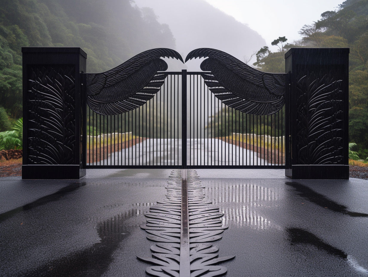 Brama wjazdowa, dekoracyjna - "Kupala"