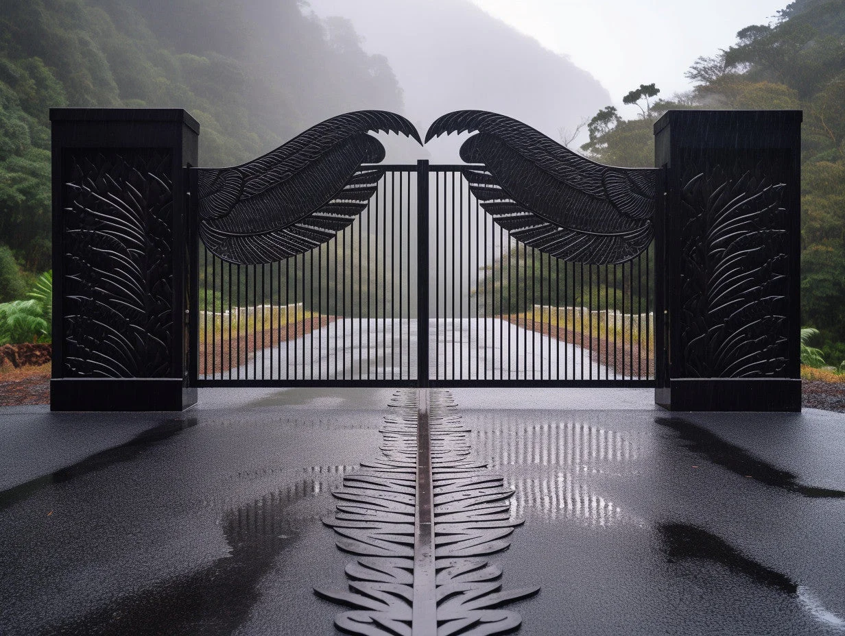 Brama wjazdowa, dekoracyjna - "Kupala"