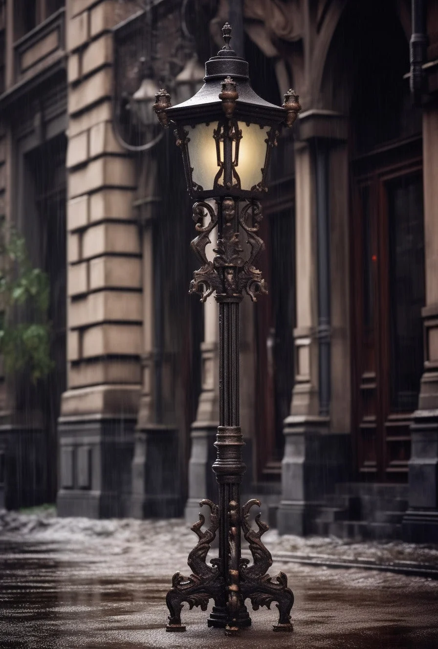 "Bratomir" - Latarnia na wymiar. Gotyk. Kowalstwo artystyczne.