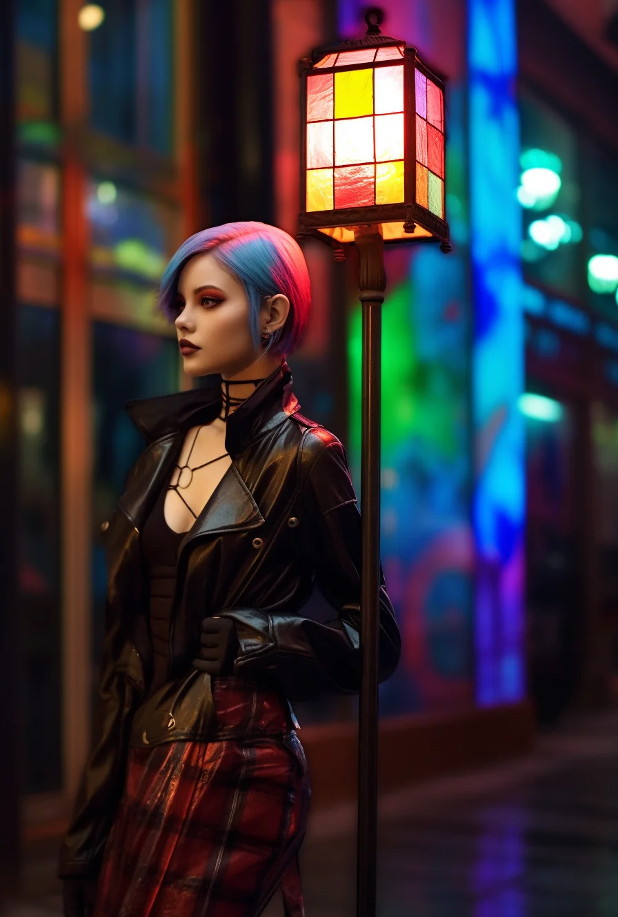 "Chalimir" - Latarnia z witrażem na wymiar. Kowalstwo artystyczne.