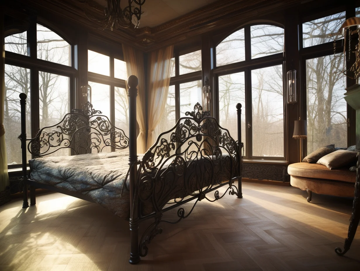 "Chwalimira" - luksusowe łóżko stalowe.