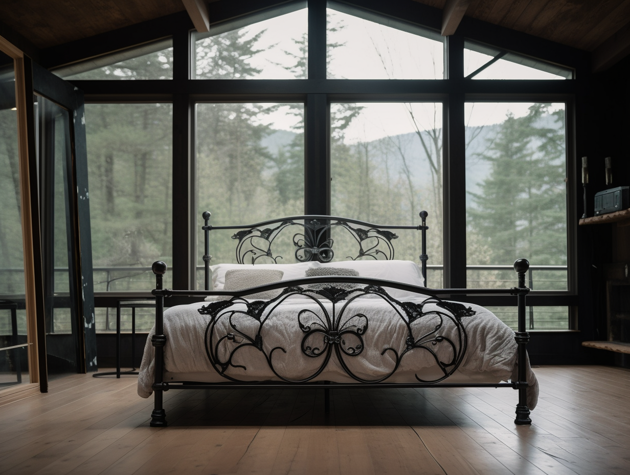 "Czasława" - ekskluzywne łóżko z metalu.