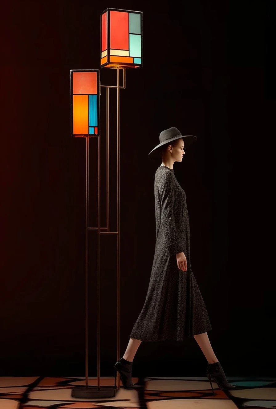 "Czcirad" - Latarnia ze stali projektowana na wymiar. W stylu Bauhaus.