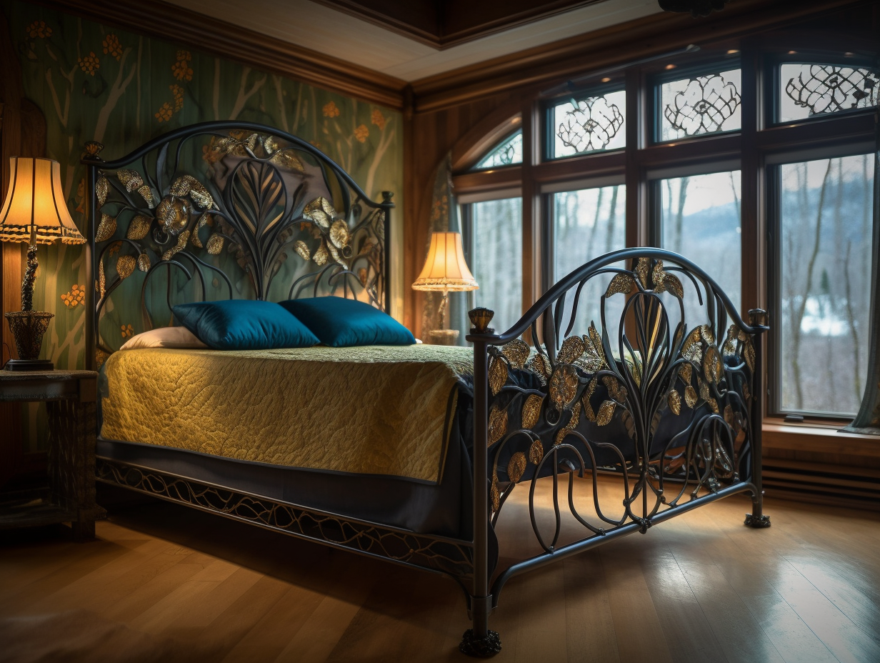 "Dadzboga" - ekskluzywne łóżko stalowe.