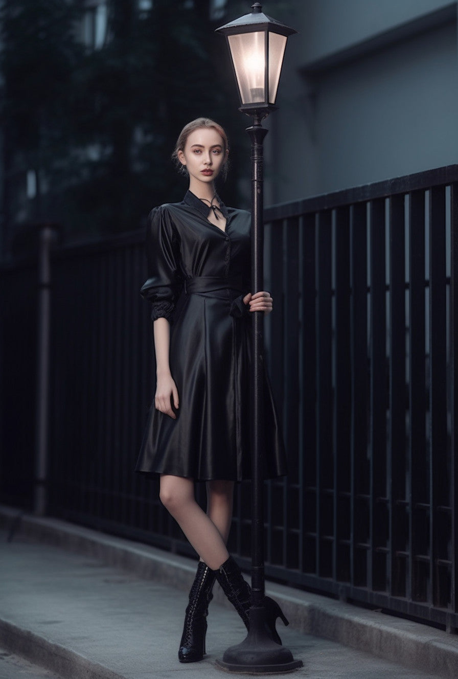 "Derwan" - Minimalistyczna latarnia kuta, stalowa. Klasyczny design.