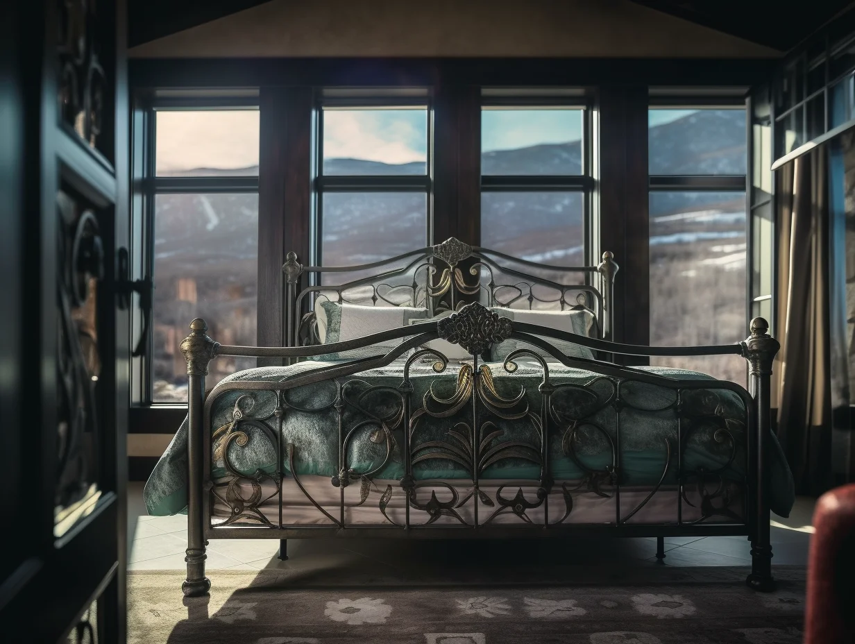 "Domasława" - ekskluzywne łóżko kute.