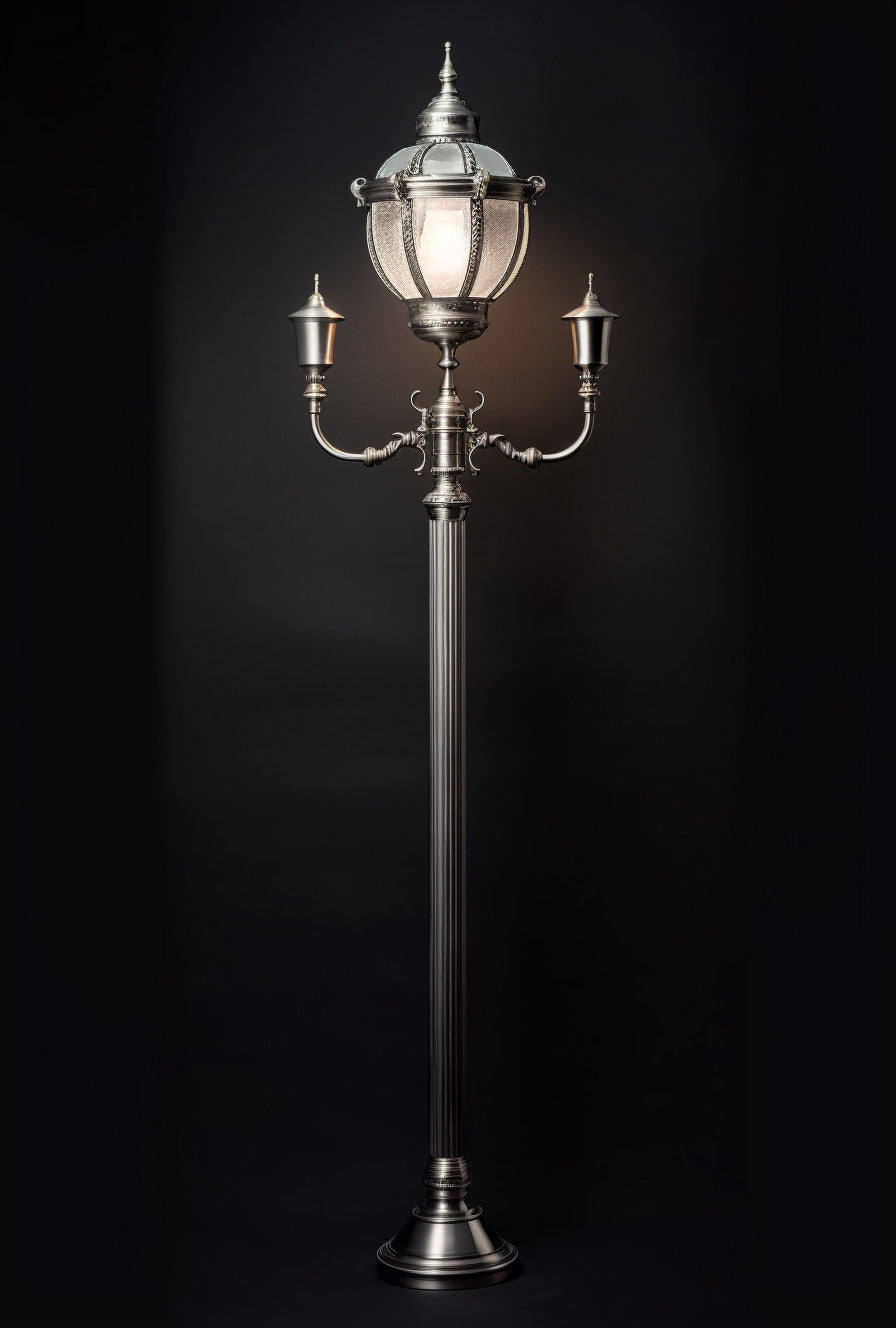 "Drogomił" - Latarnia kuta ze stali. Kowalstwo artystyczne. Wiktoriańska