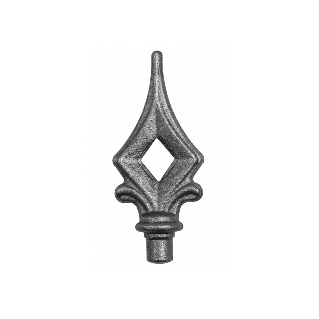 Element kuty grot / szpic ozdobny 125x55 15mm do bramy lub ogrodzenia