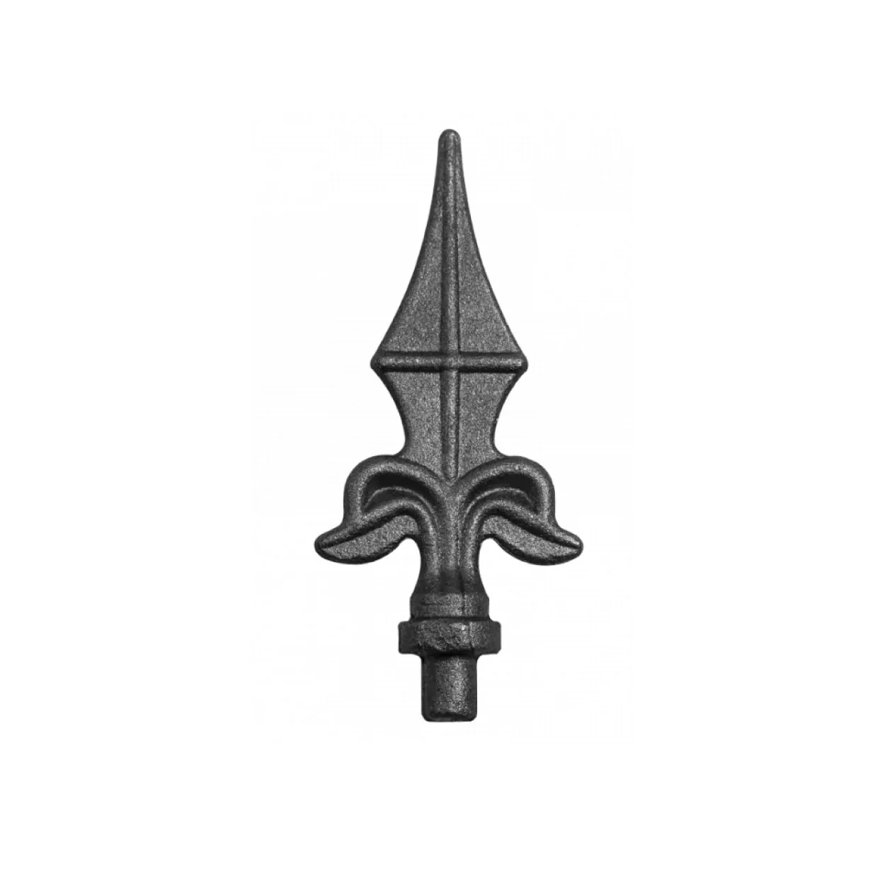 Element kuty grot / szpic ozdobny 130x60 12mm do bramy lub ogrodzenia