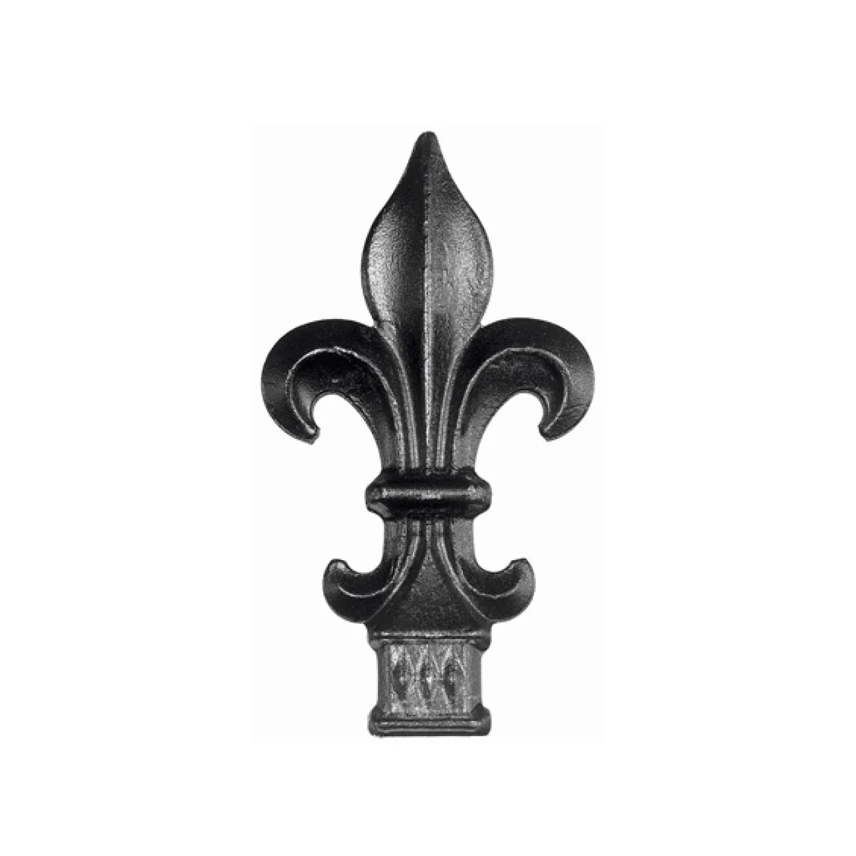 Element kuty grot / szpic ozdobny 200x117 40x40 do bramy lub ogrodzenia