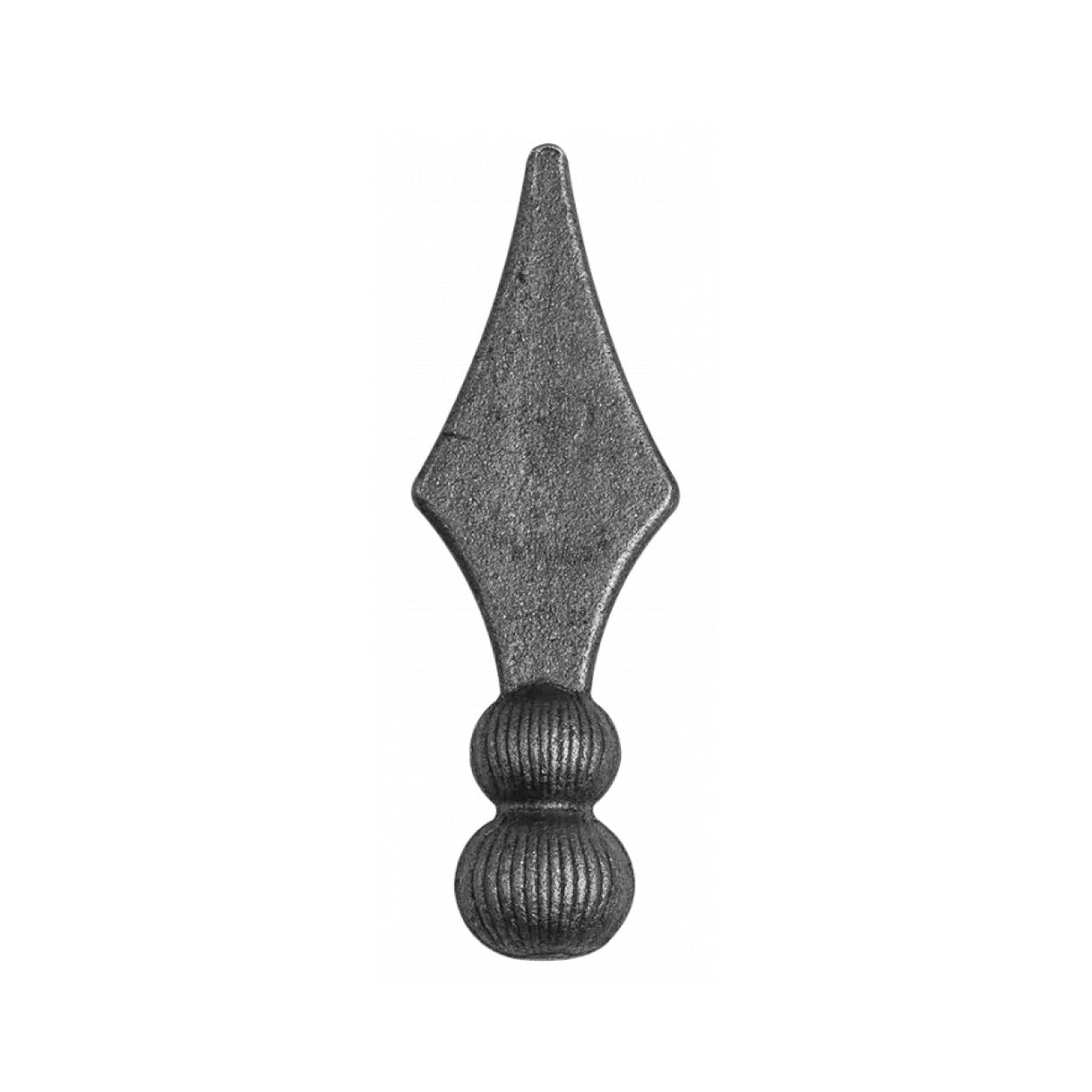 Element kuty grot / szpic ozdobny 98x33 fi20 do bramy lub ogrodzenia