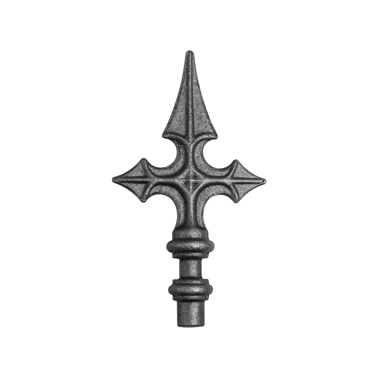 Element kuty grot / szpic ozdobny krzyż 160x90 fi16 do bramy lub ogrodzenia