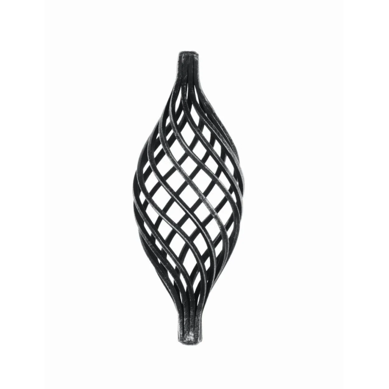 Element kuty koszyk / cebulka 210x85 16x16 ozdobny do bram, ogrodzeń, balustrad