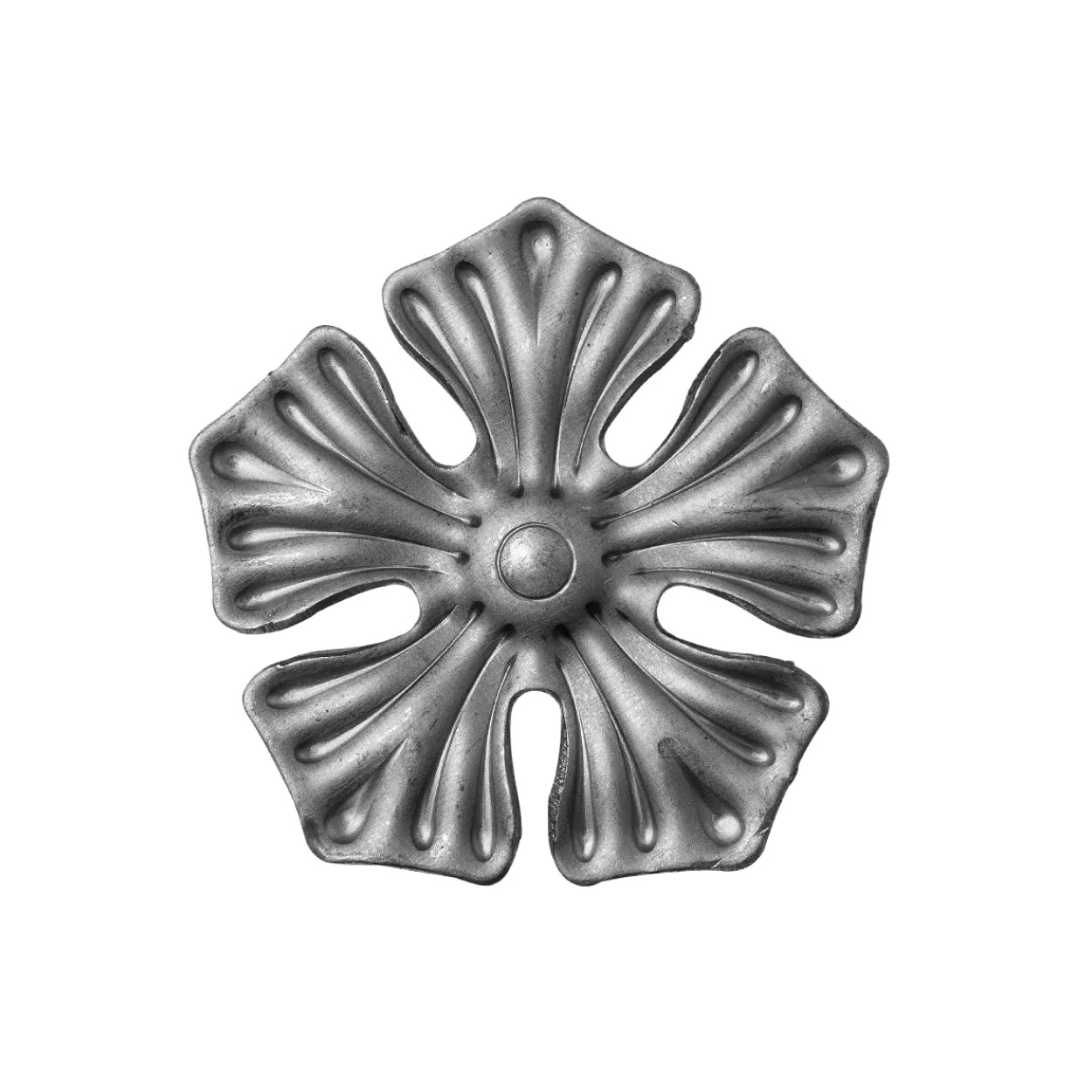 Element kuty kwiat ze stali fi85 do dekoracji bram, balustrad, ogrodzeń