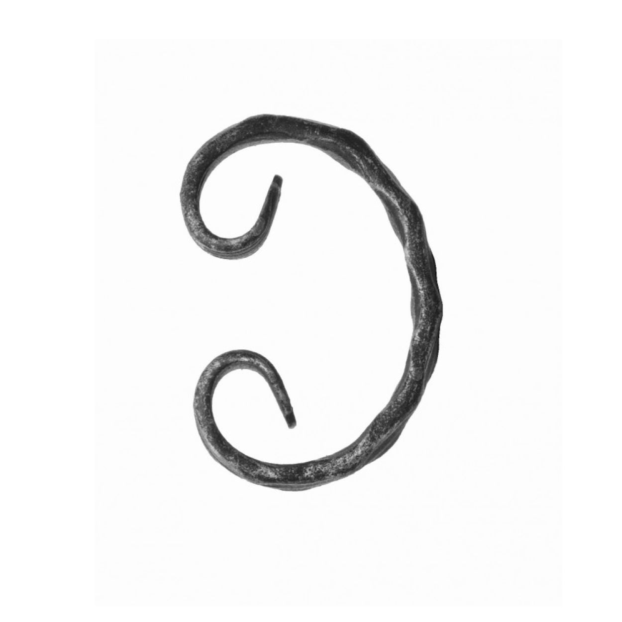 Element kuty, ozdobny, skrętny C 130x75 12x6 fakturowany