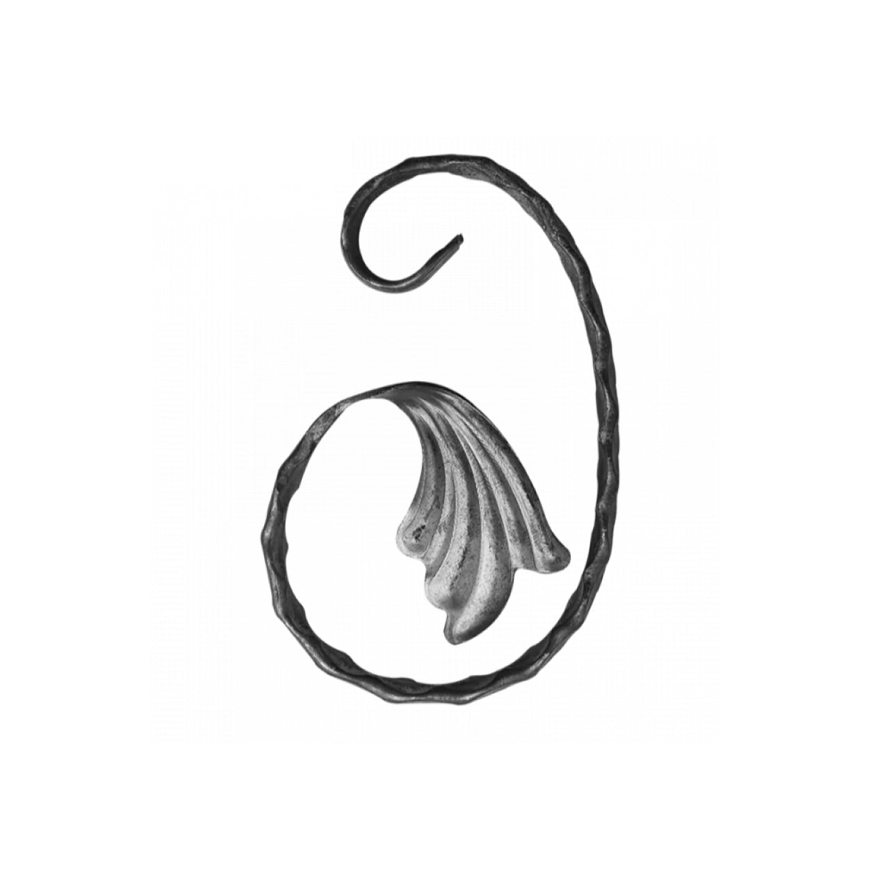 Element kuty P 150x100 12x6, fakturowany, liść