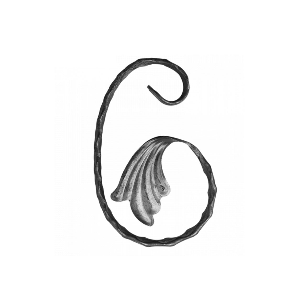 Element kuty P 150x100 12x6, fakturowany, liść