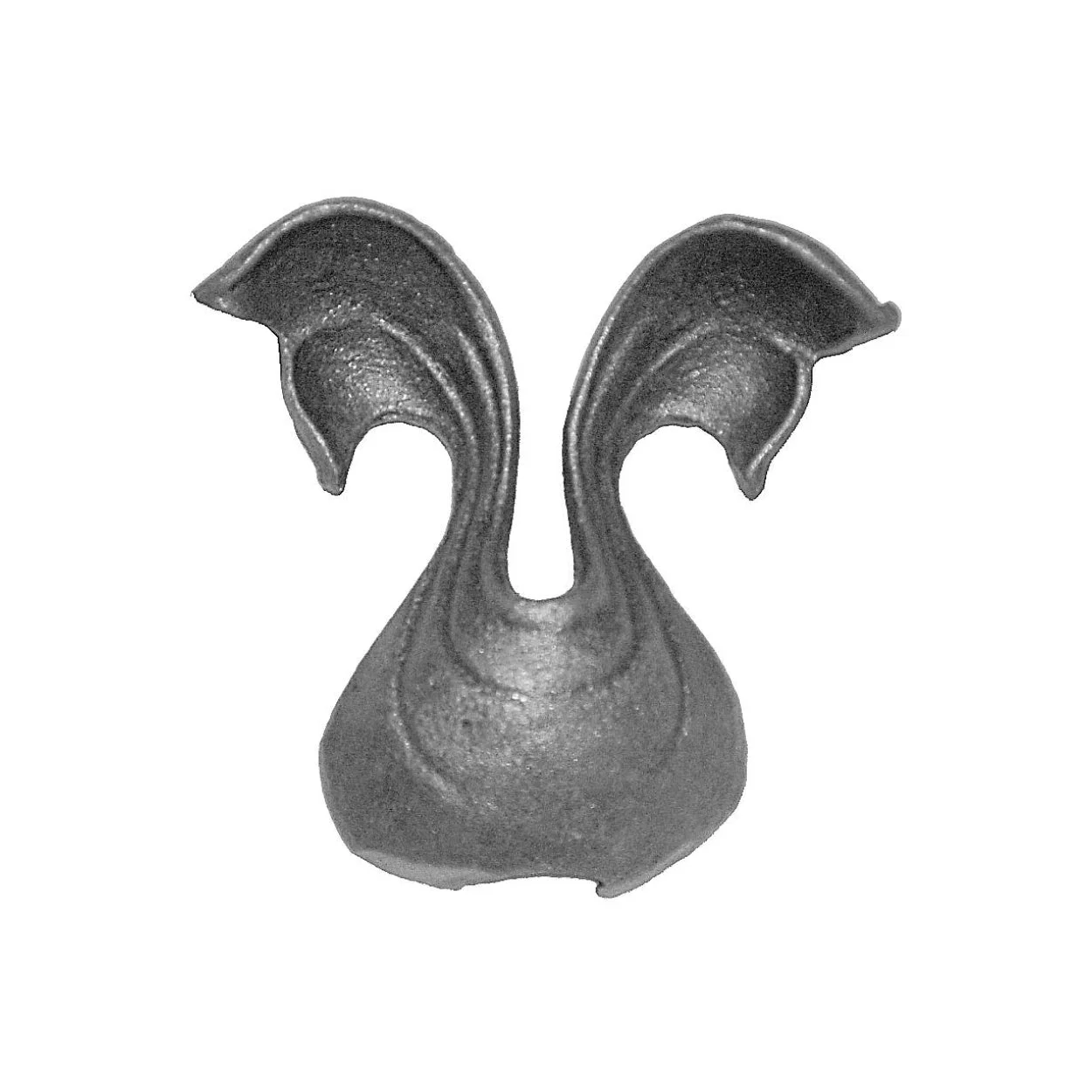 Element ozdobny kwiat ze stali 85x80 do dekoracji bram, balustrad, ogrodzeń