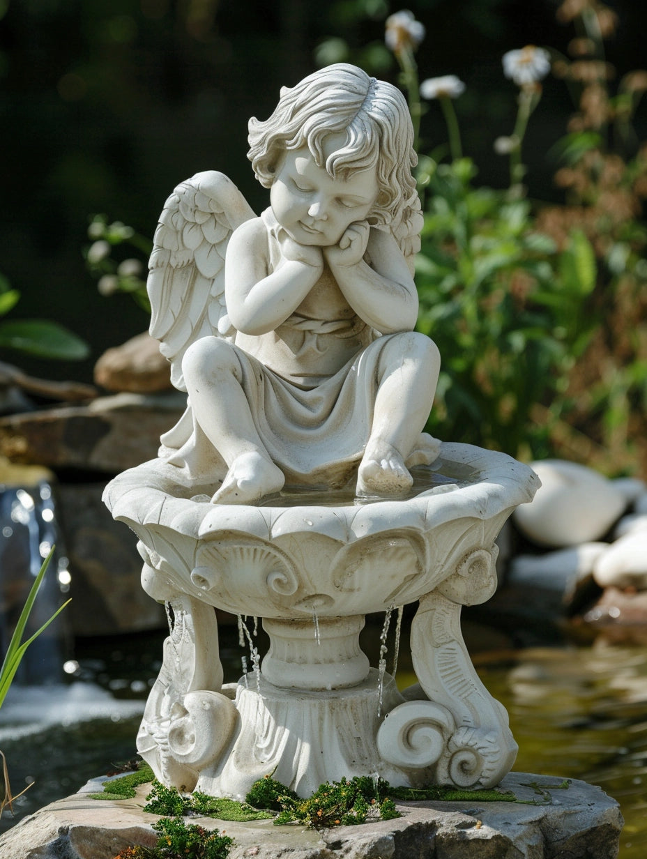 Fontanna z aniołem