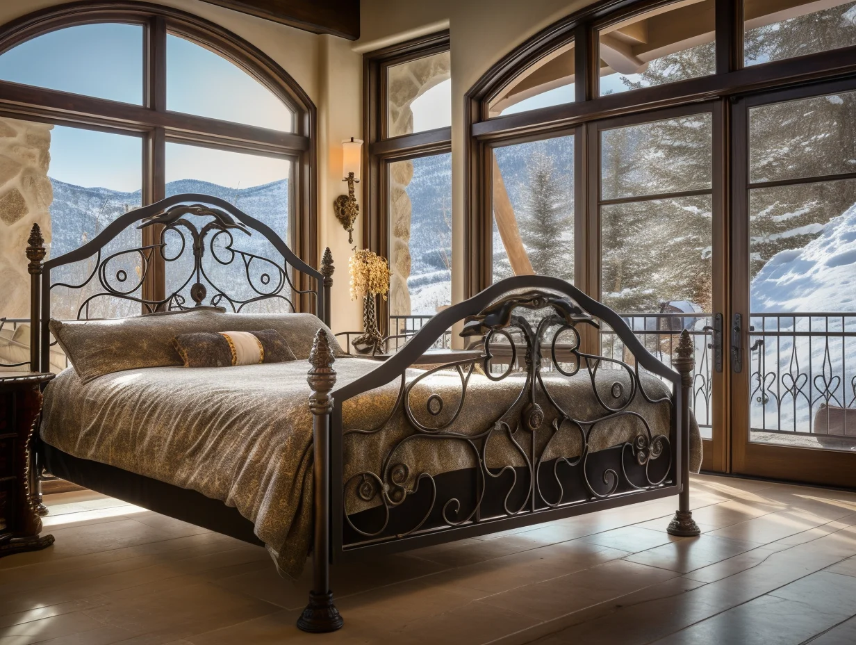 "Imisława" - ekskluzywne łóżko kute, stalowe.