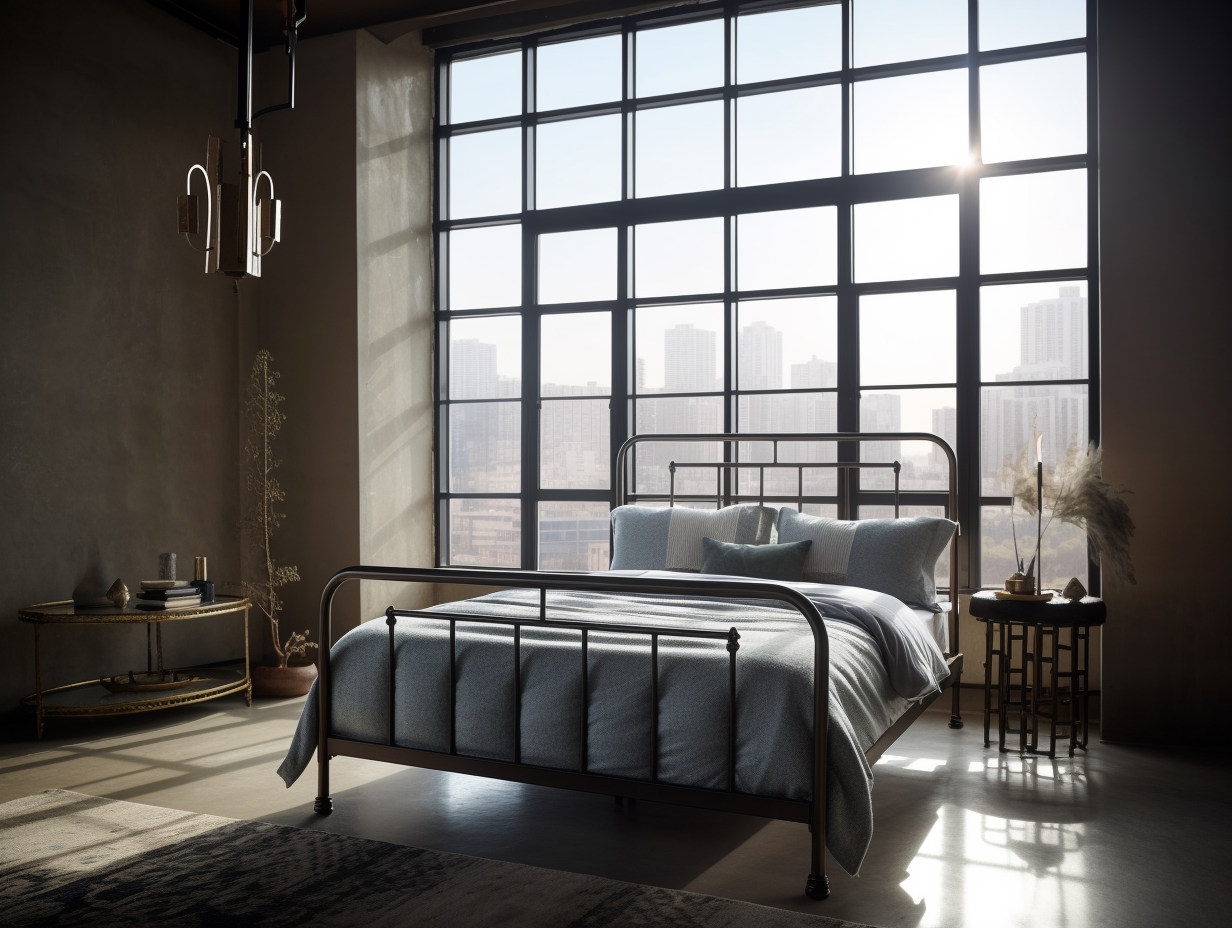 "Izbygniewa" - ekskluzywne łóżko kute, metalowe