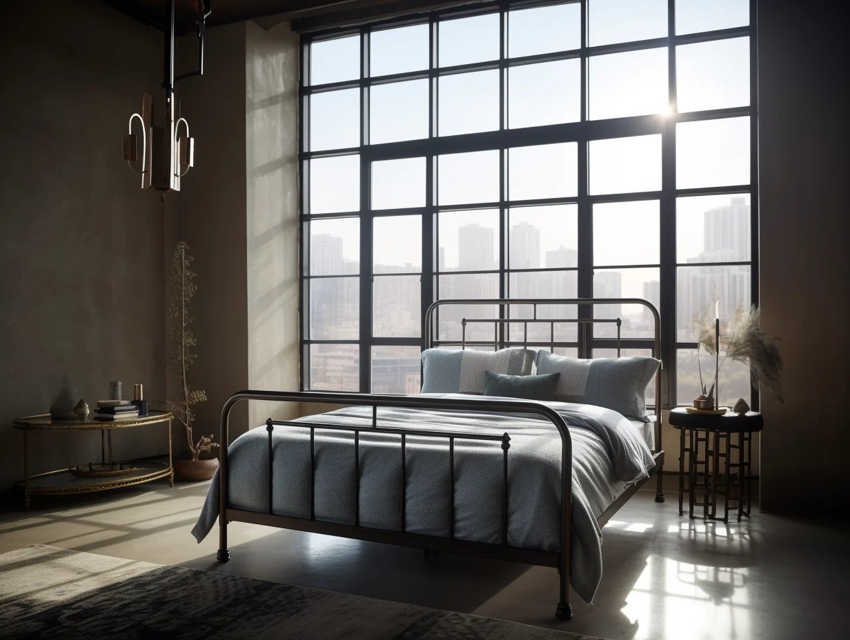 "Izbygniewa" - ekskluzywne łóżko kute, metalowe