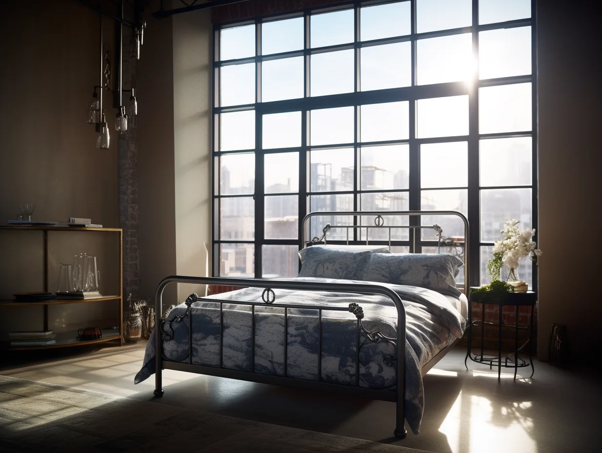 "Janczysława" - ekskluzywne łóżko kute, stalowe