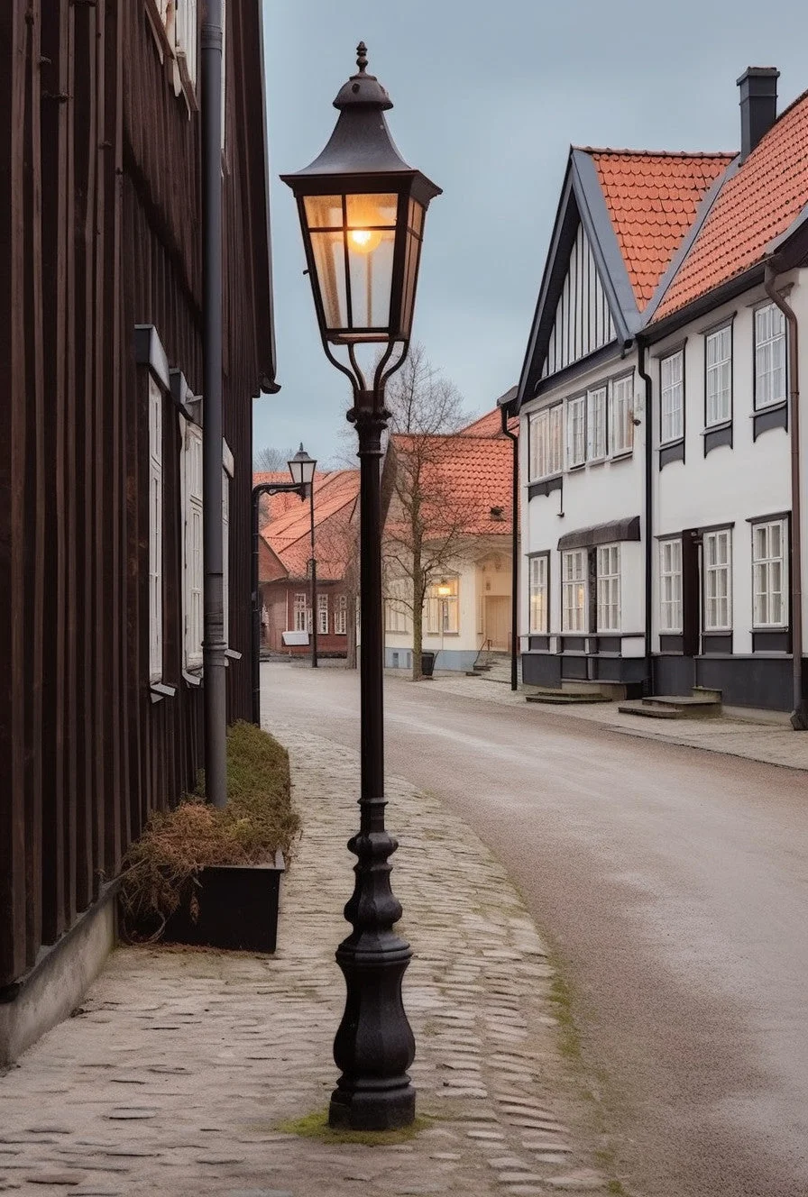 Lampa uliczna, kuta na wymiar. Klasyczny design. - "Falibor"