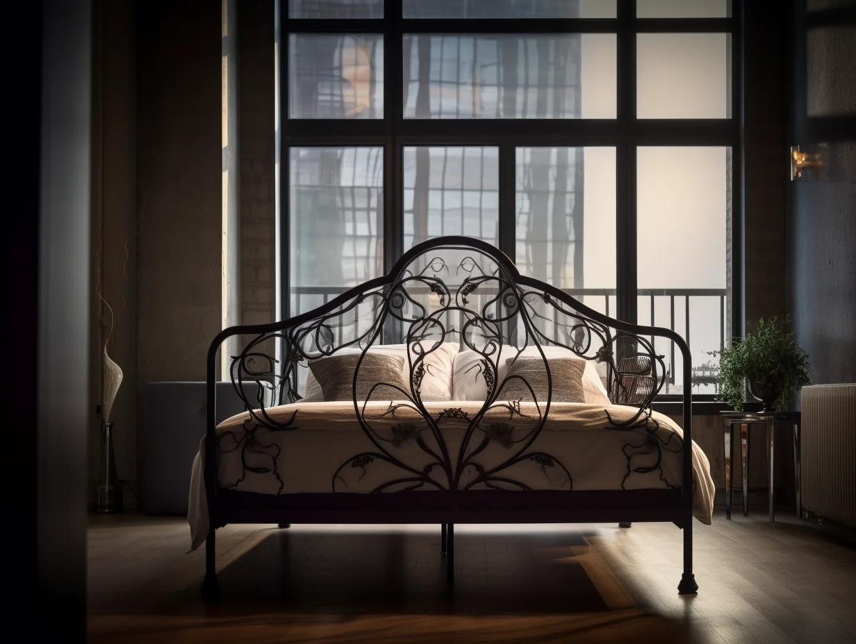 "Lesława" - eksluzywne łóżko kute, metalowe