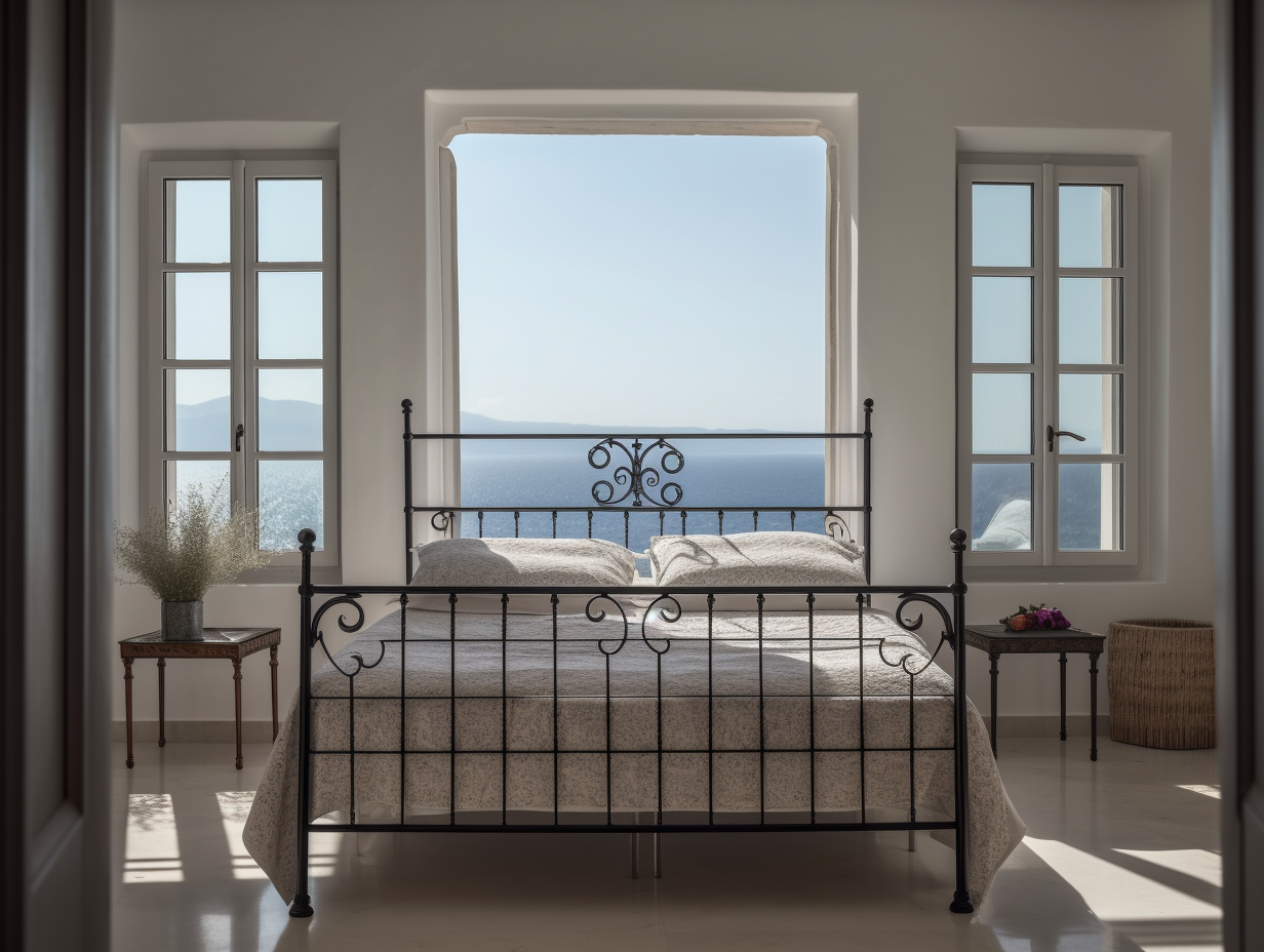 "Miłochna" - klasyczne łóżko kute, metalowe