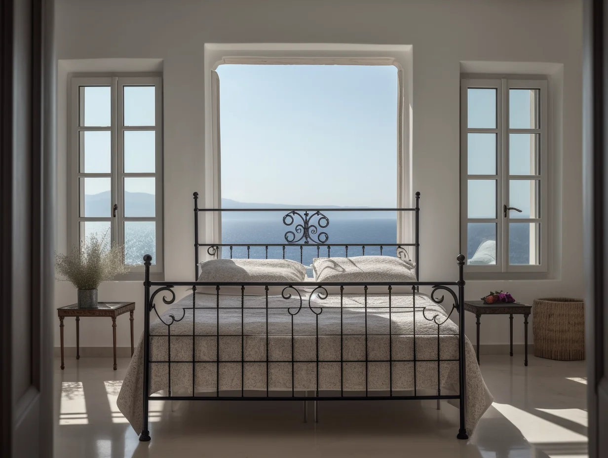 "Miłochna" - klasyczne łóżko kute, metalowe