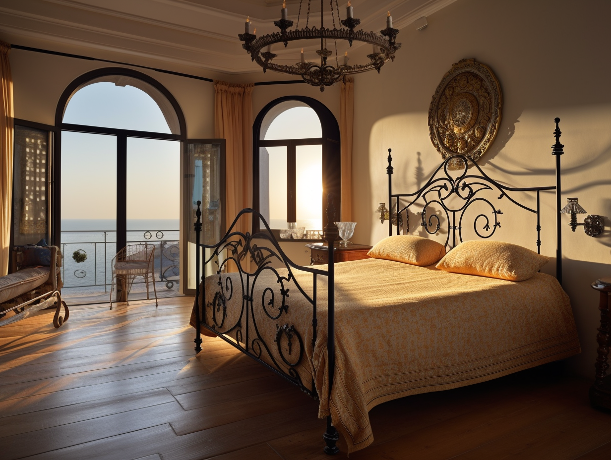 "Mścisława" - eksluzywne łóżko kute ze stali