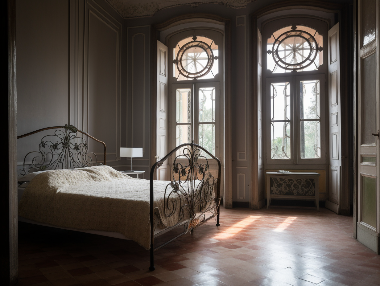 "Naczęsława" - eksluzywne, kute łóżko stalowe