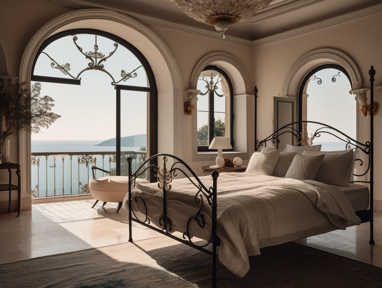 "Niedomira" - eksluzywne łóżko kute, metalowe.