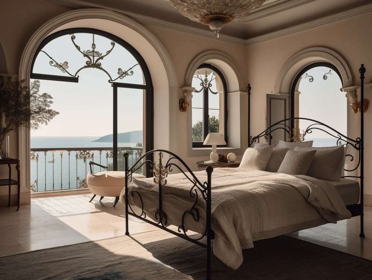 "Niedomira" - eksluzywne łóżko kute, metalowe.