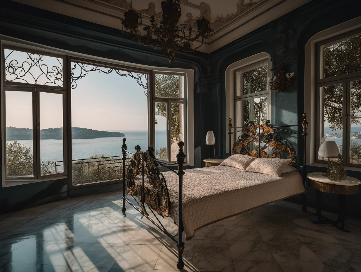 "Niesiebudka" - eksluzywne łóżko kute ze stali