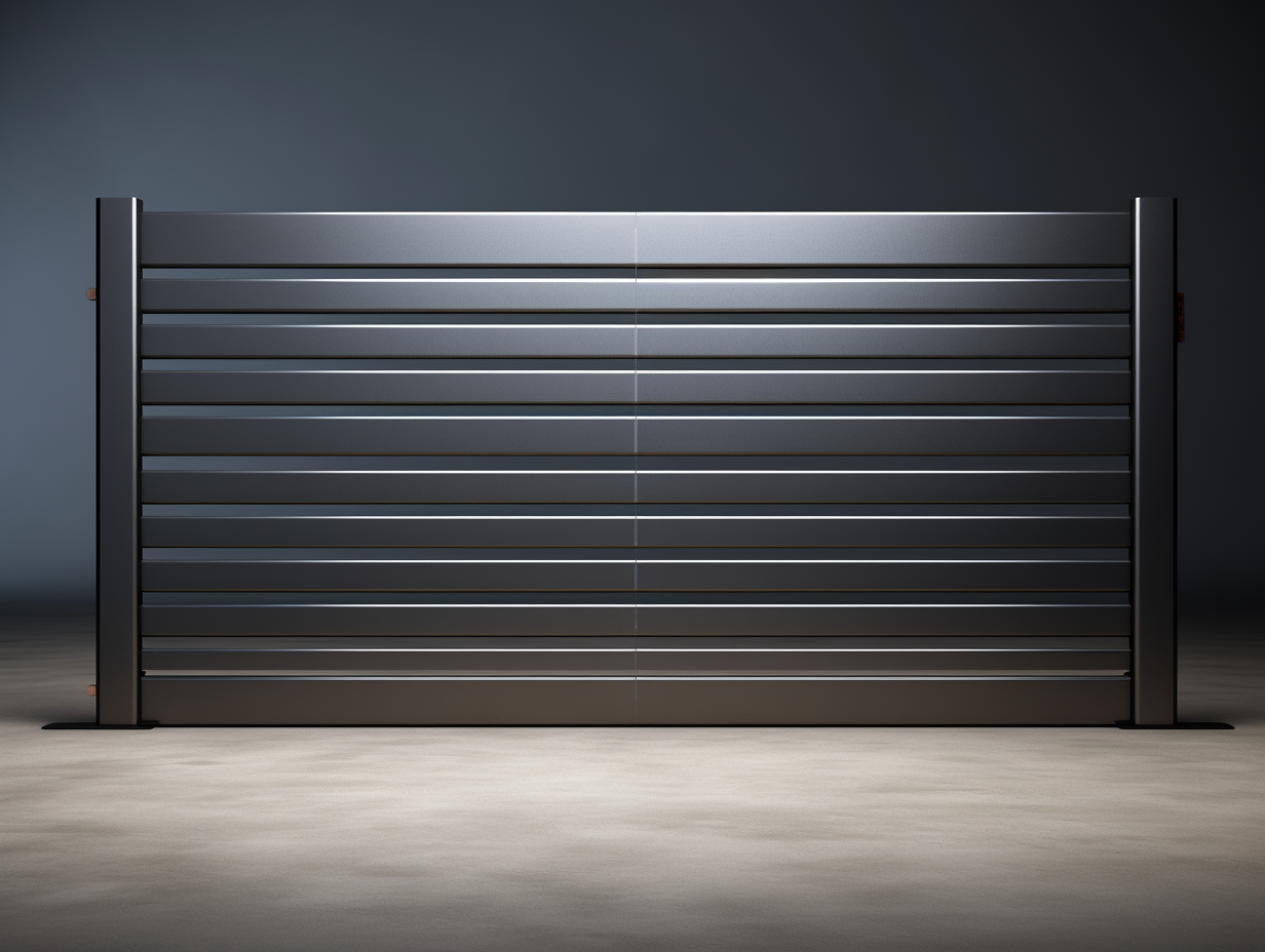 Przęsło ogrodzeniowe - oszczędny design