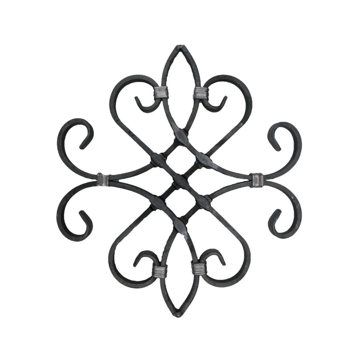 Rozeta dekoracyjna do bramy, balustrady, ogrodzenia. Ozdobna ze stali