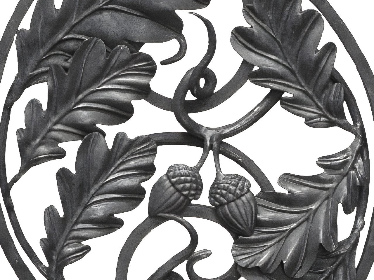 Rozeta dekoracyjna do bram balustrad ogrodzeń dąb natura