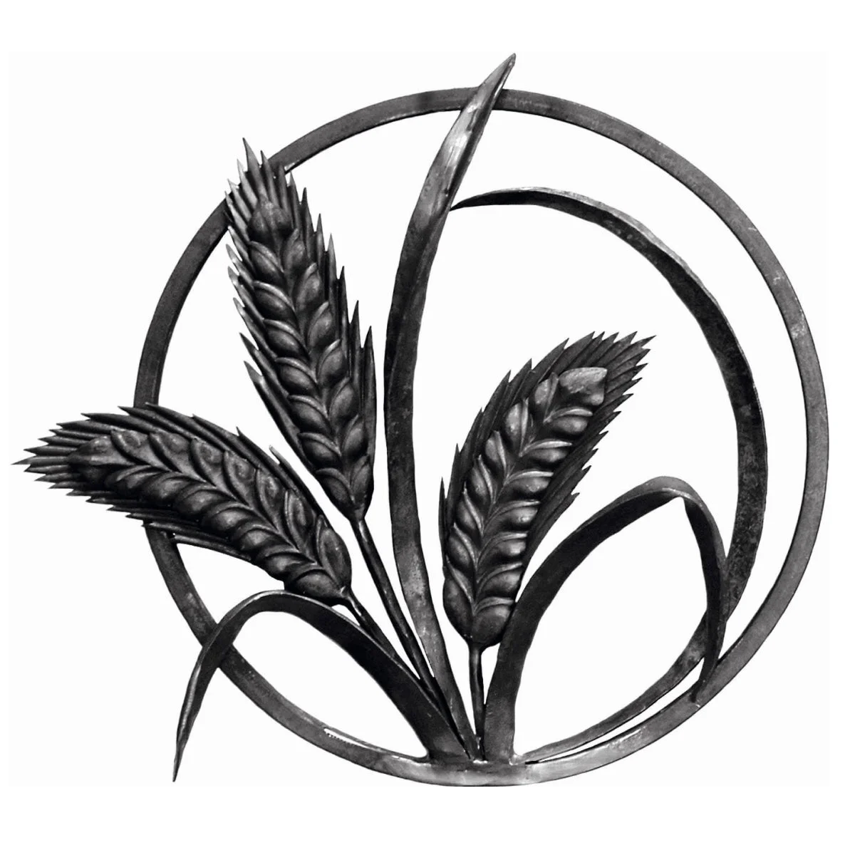 Rozeta dekoracyjna z metalu do balustrad ogrodzeń bramy metalowa kuta