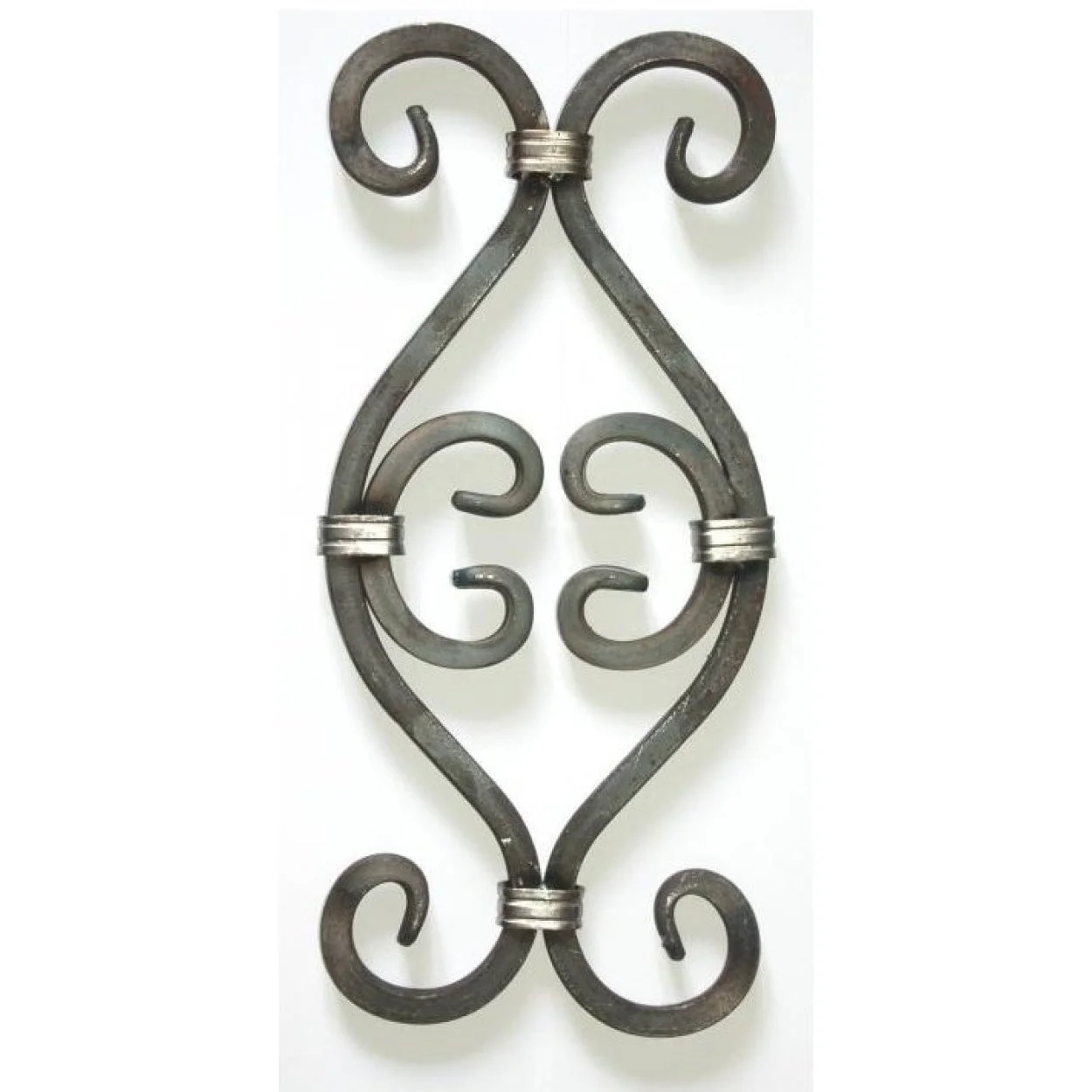 Rozeta kuta do bram, balustrad, ogrodzeń. Ręcznie kuta ze stali. Dekoracyjna.