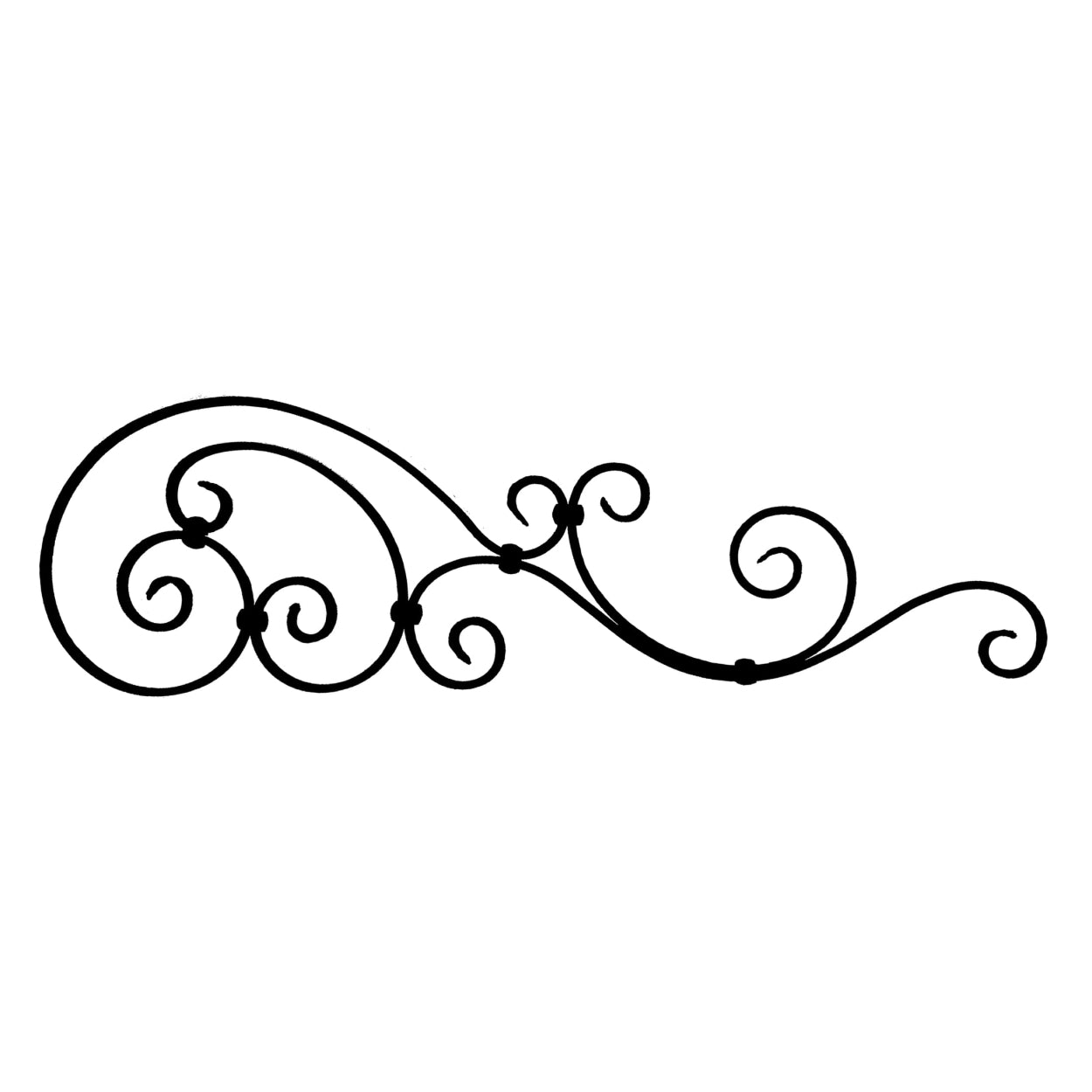 Rozeta kuta do bramy, balustrady, ogrodzenia. Ozdobna ze stali