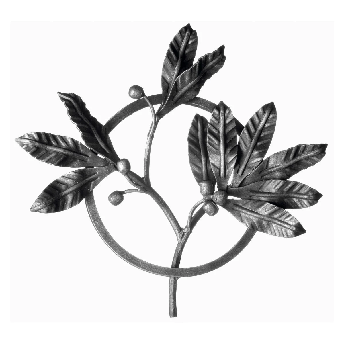 Rozeta kuta żołędzie do bram, balustrad i ogrodzeń 03.308.15