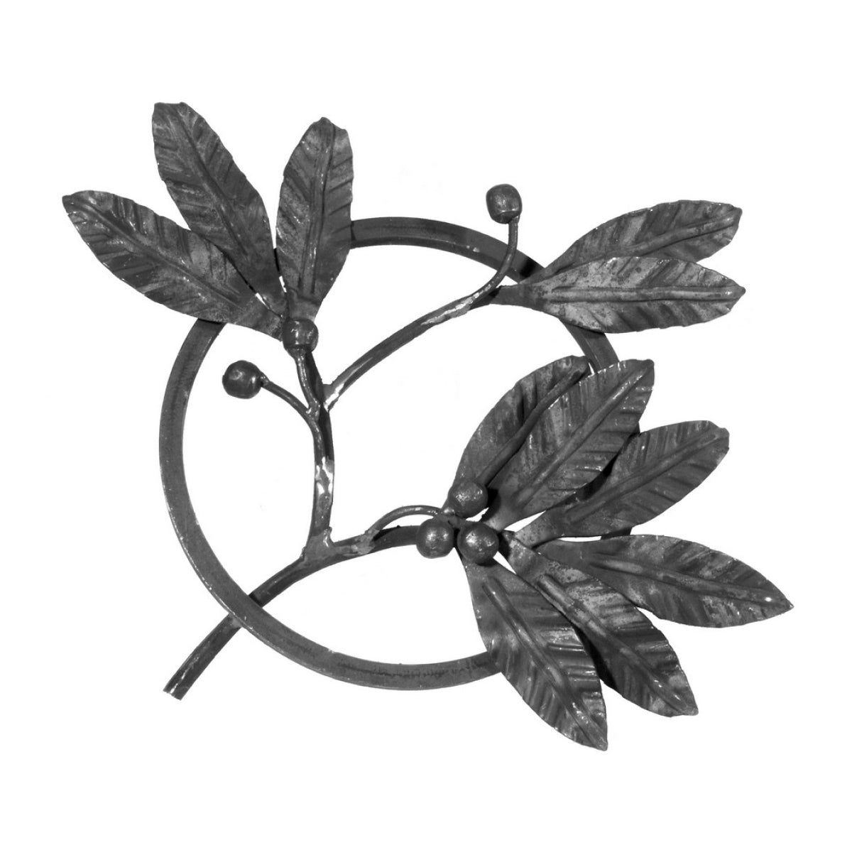 Rozeta kuta żołędzie do bram, balustrad i ogrodzeń 03.308.15