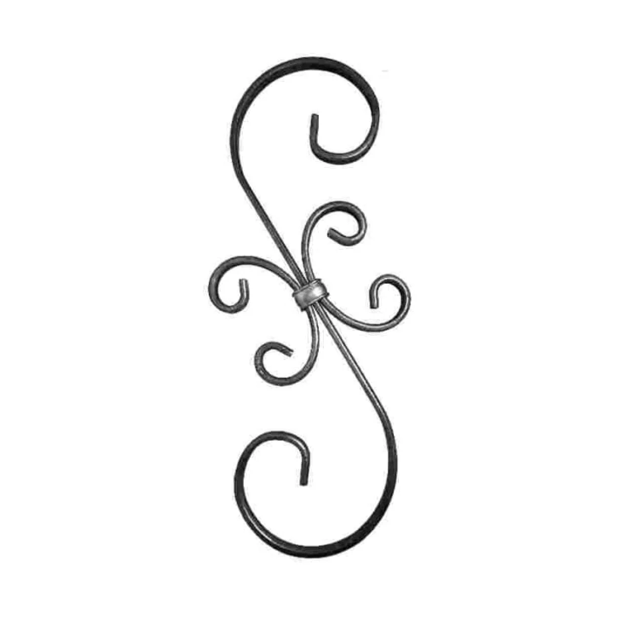 Rozeta metalowa ozdobna do bramy, balustrady, ogrodzenia, furtki, okna.