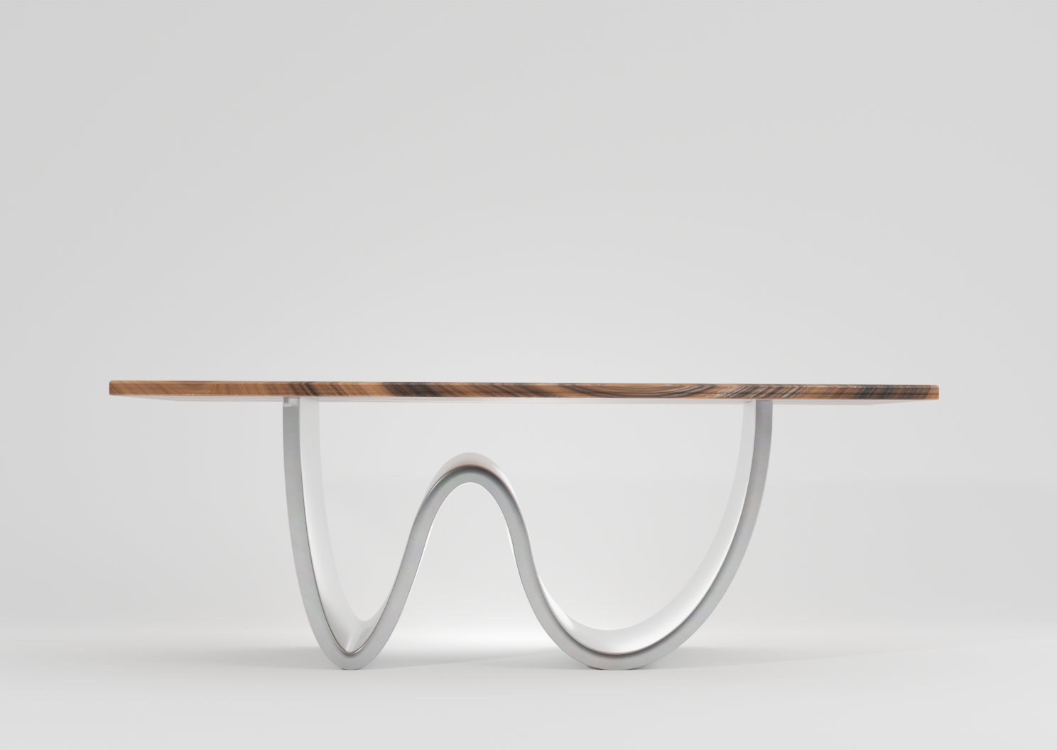 Fala - stół kuty z drewnianym blatem