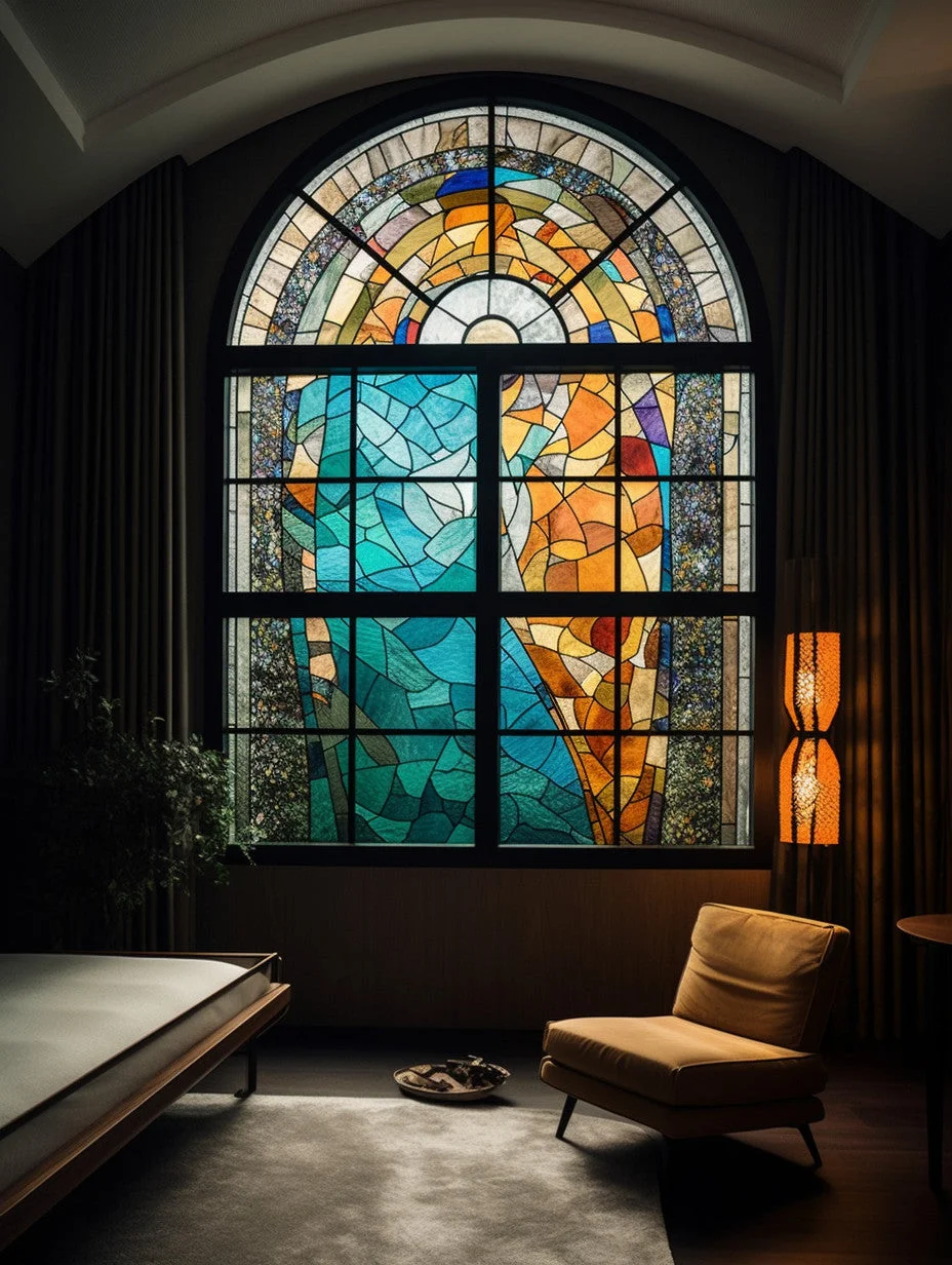 Witraż - "abstrakcja"