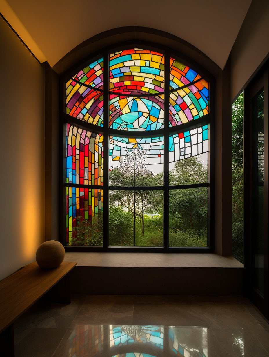 Witraż - "abstrakcja"