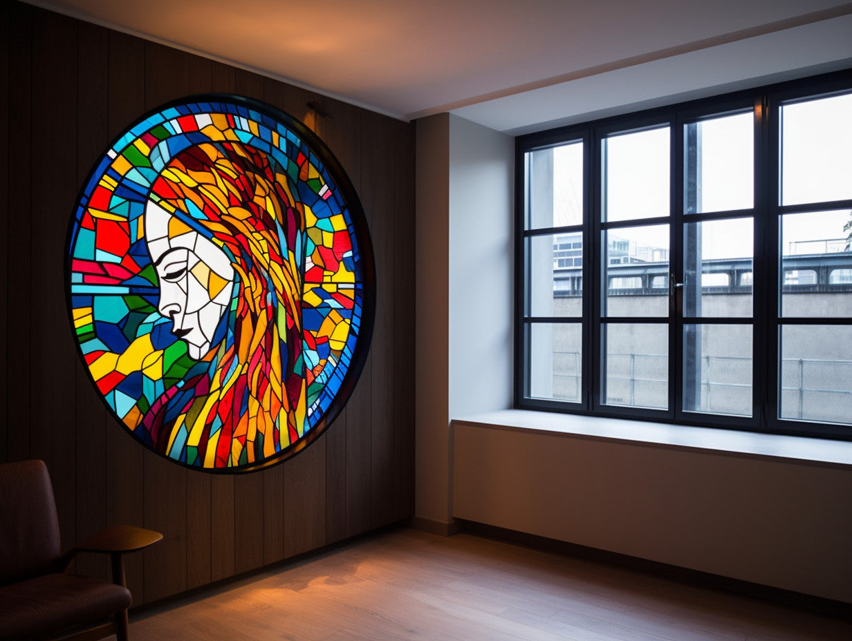 Witraż - "Barwione widmo"