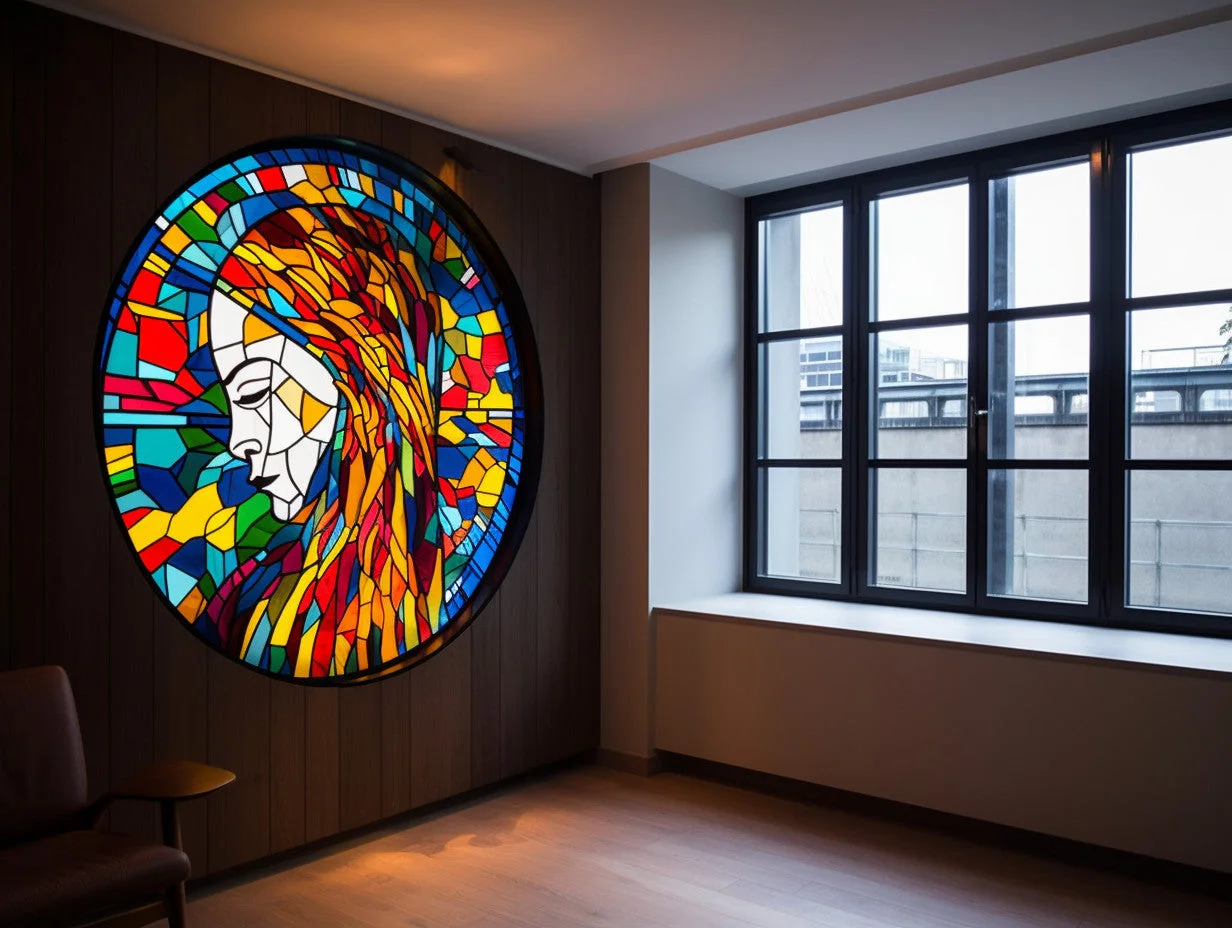 Witraż - "Barwione widmo"